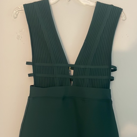 Women 'Sexy Deep V Plunge Sleeveless Cut Out Bodycon Bandage Dress - Picture 6 of 9